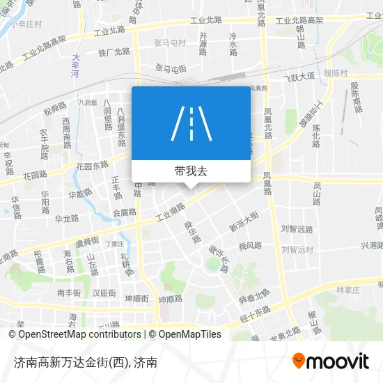 济南高新万达金街(西)地图
