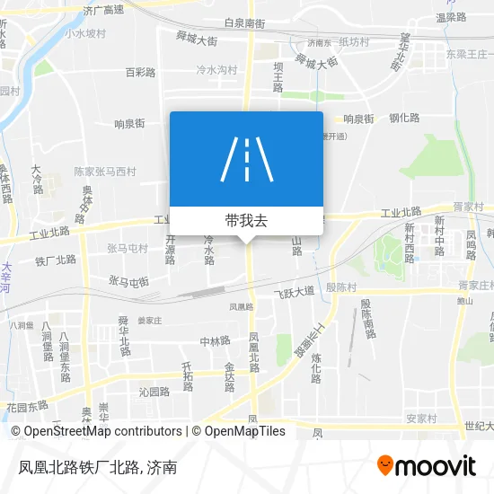 凤凰北路铁厂北路地图