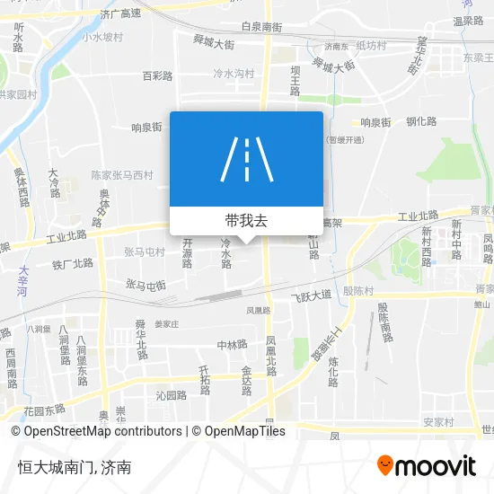 恒大城南门地图