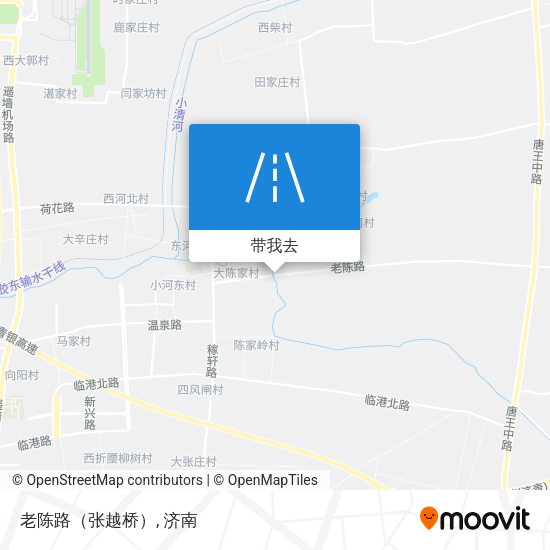 老陈路（张越桥）地图