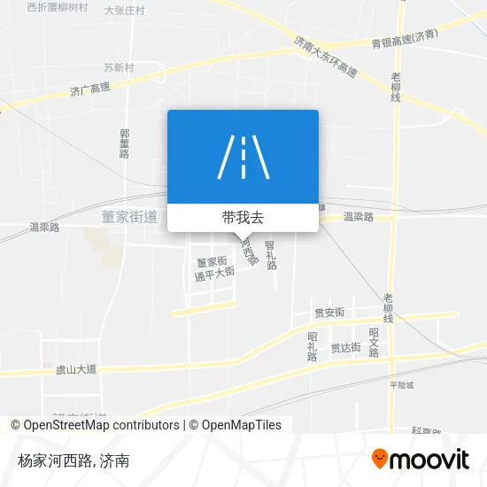 杨家河西路地图