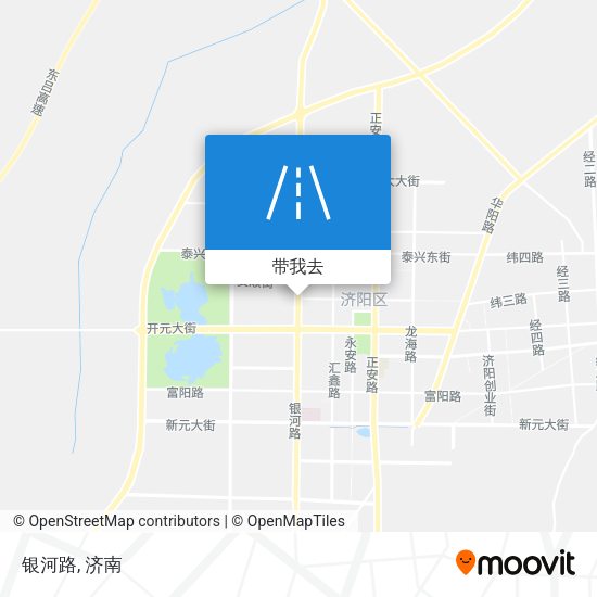 银河路地图