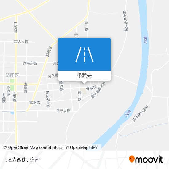 服装西街地图