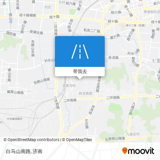 白马山南路地图