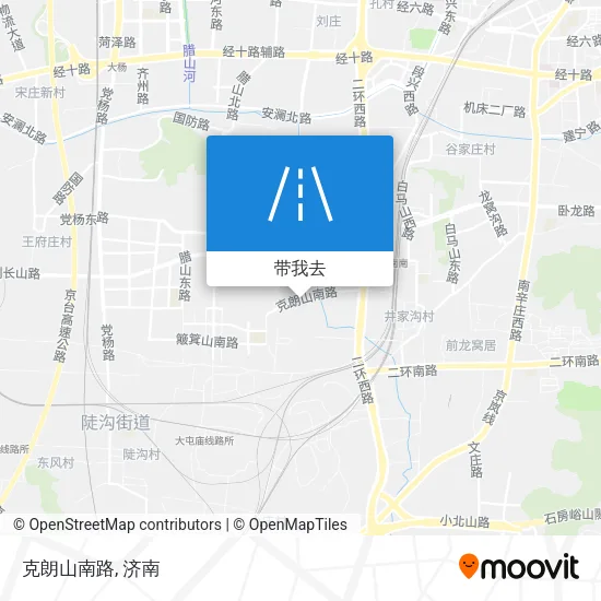 克朗山南路地图