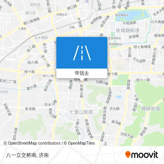 八一立交桥南地图