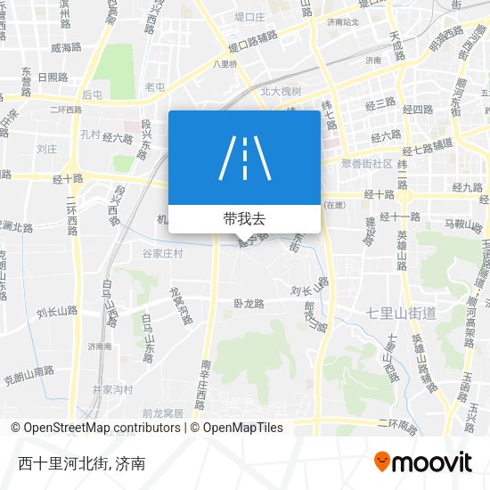 西十里河北街地图