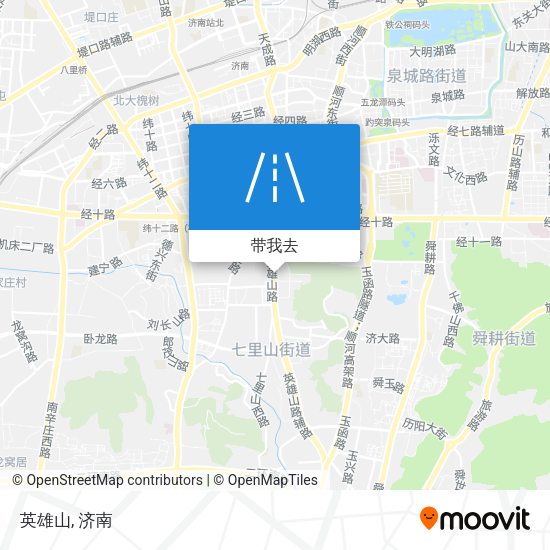 英雄山地图