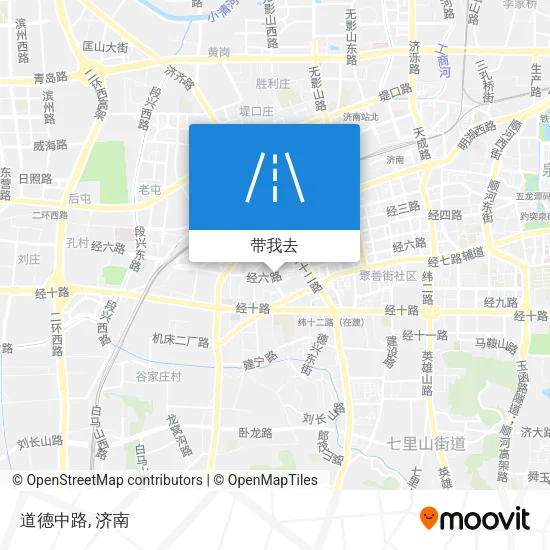 道德中路地图