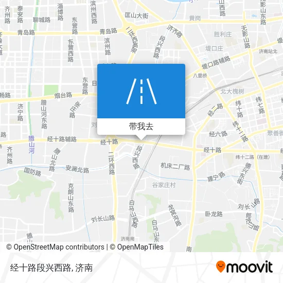 经十路段兴西路地图
