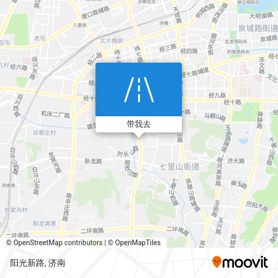 阳光新路地图