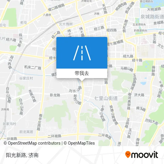阳光新路地图