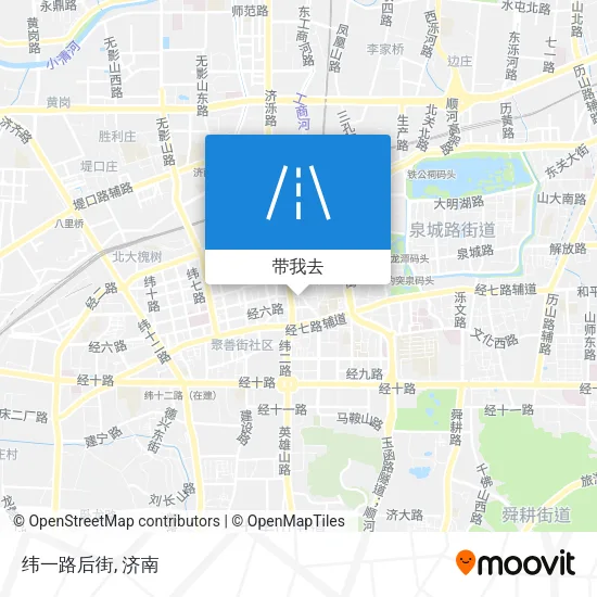 纬一路后街地图