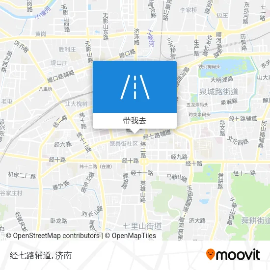 经七路辅道地图