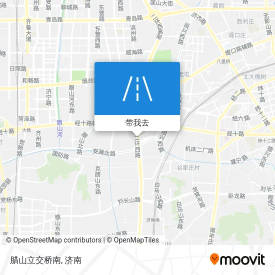 腊山立交桥南地图