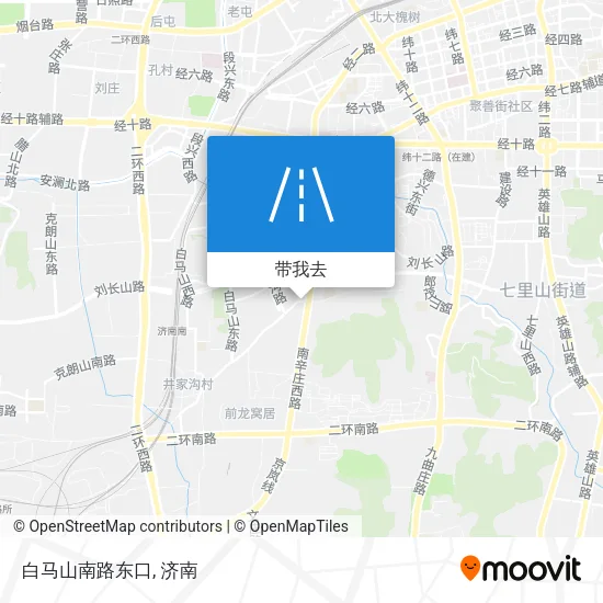 白马山南路东口地图