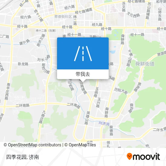 四季花园地图