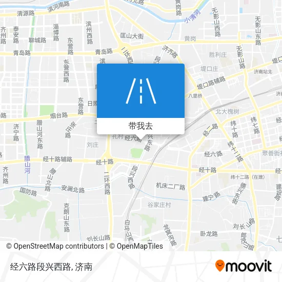经六路段兴西路地图