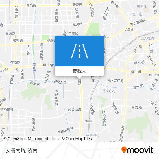 安澜南路地图