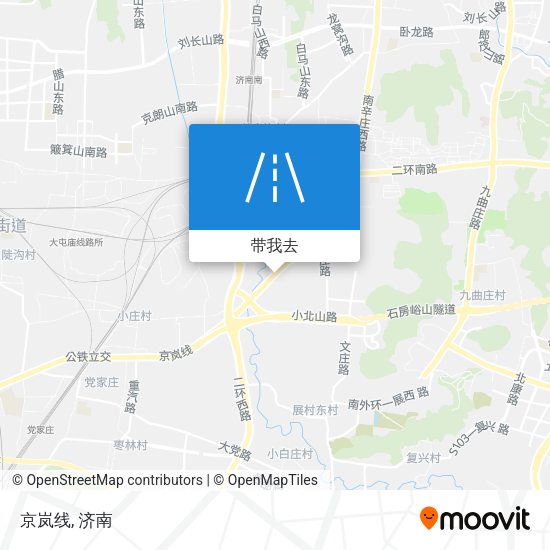 京岚线地图
