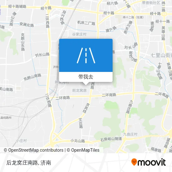 后龙窝庄南路地图