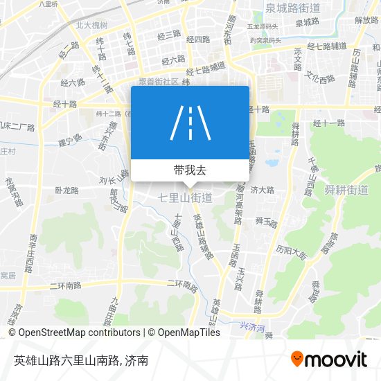 英雄山路六里山南路地图