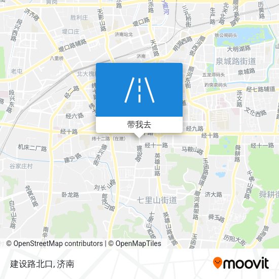 建设路北口地图
