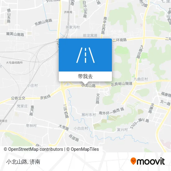 小北山路地图