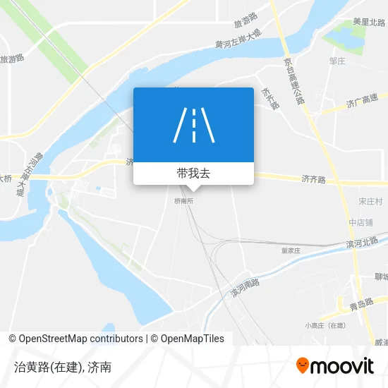 治黄路(在建)地图