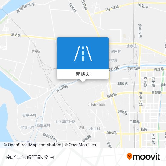 南北三号路辅路地图