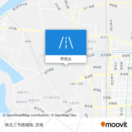 南北三号路辅路地图