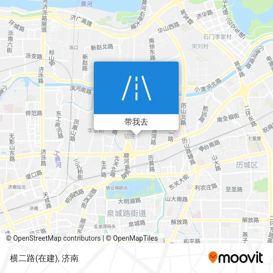 横二路(在建)地图
