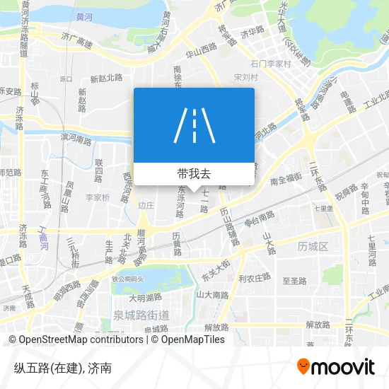 纵五路(在建)地图