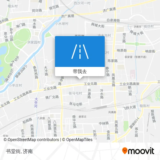 书堂街地图