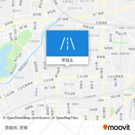 贤能街地图