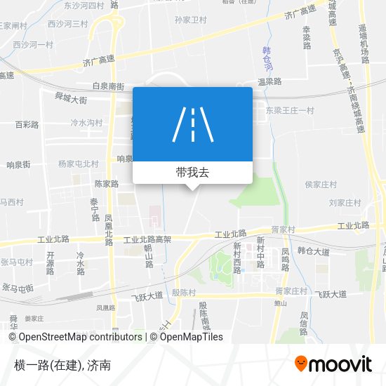横一路(在建)地图