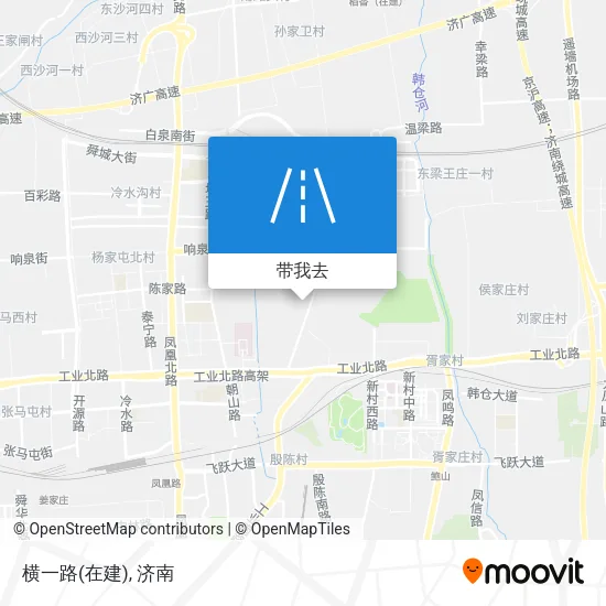 横一路(在建)地图