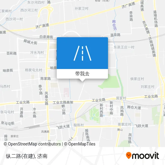 纵二路(在建)地图