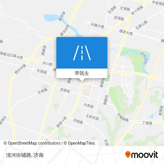 清河街辅路地图