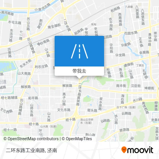 二环东路工业南路地图