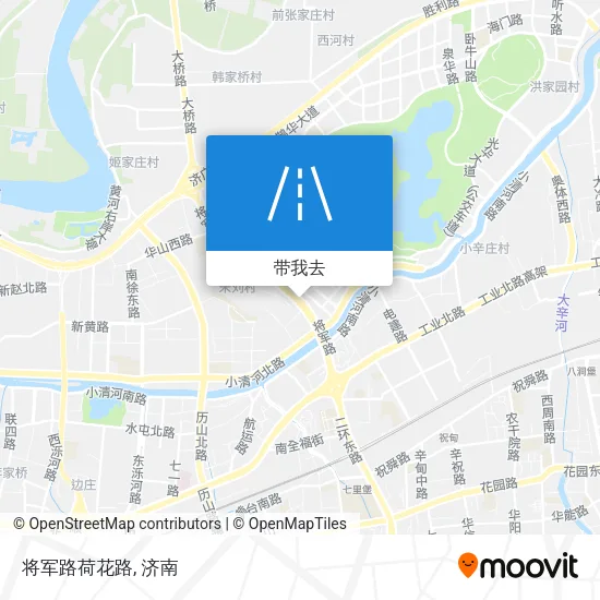 将军路荷花路地图