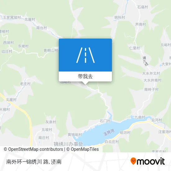 南外环—锦绣川 路地图