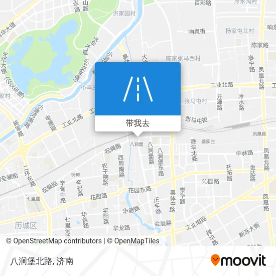 八涧堡北路地图
