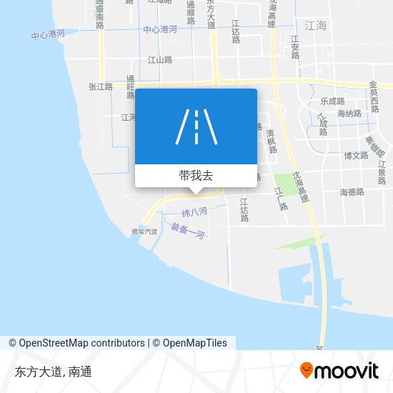 东方大道地图