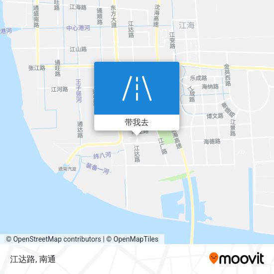 江达路地图