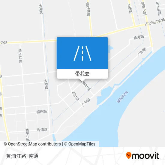 黄浦江路地图