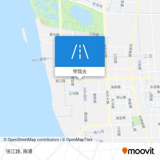 张江路地图