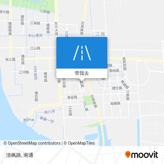 清枫路地图