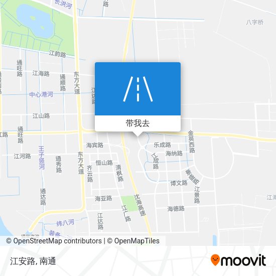 江安路地图