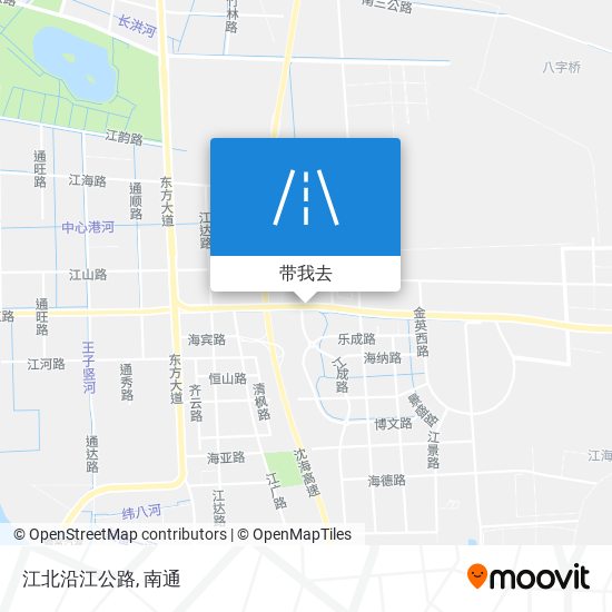 江北沿江公路地图